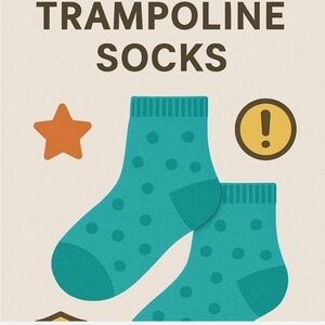 Trampoline Socks - Teal